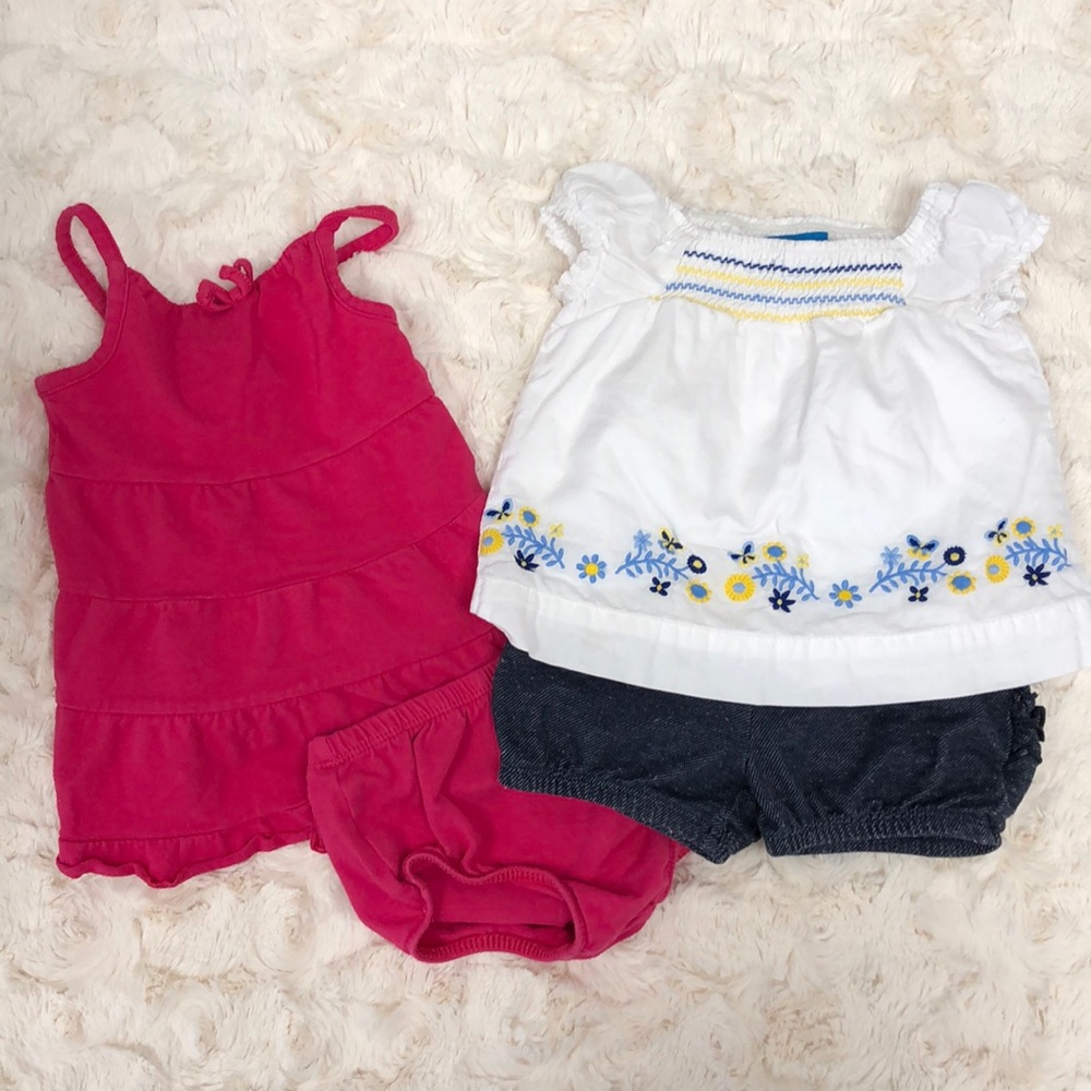 (2) baby girl outfits